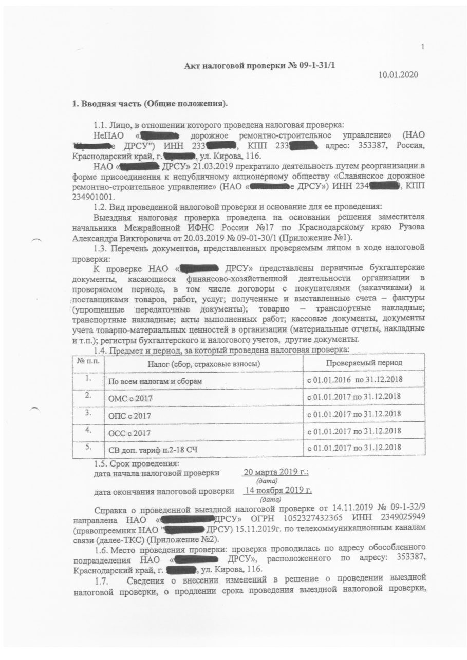 Дело: 23,3 млн доначислила ИФНС нашему клиенту